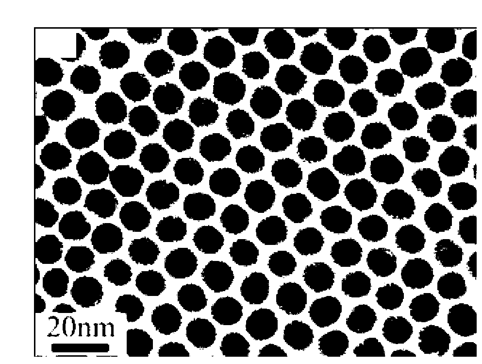 Preparation method for monodisperse gold nanoparticle and assembly thereof