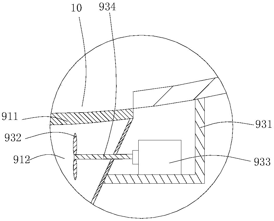Stirring device for producing plastic