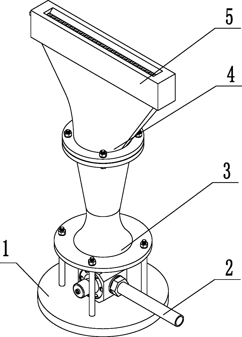 Combustor structure of methane fan heater