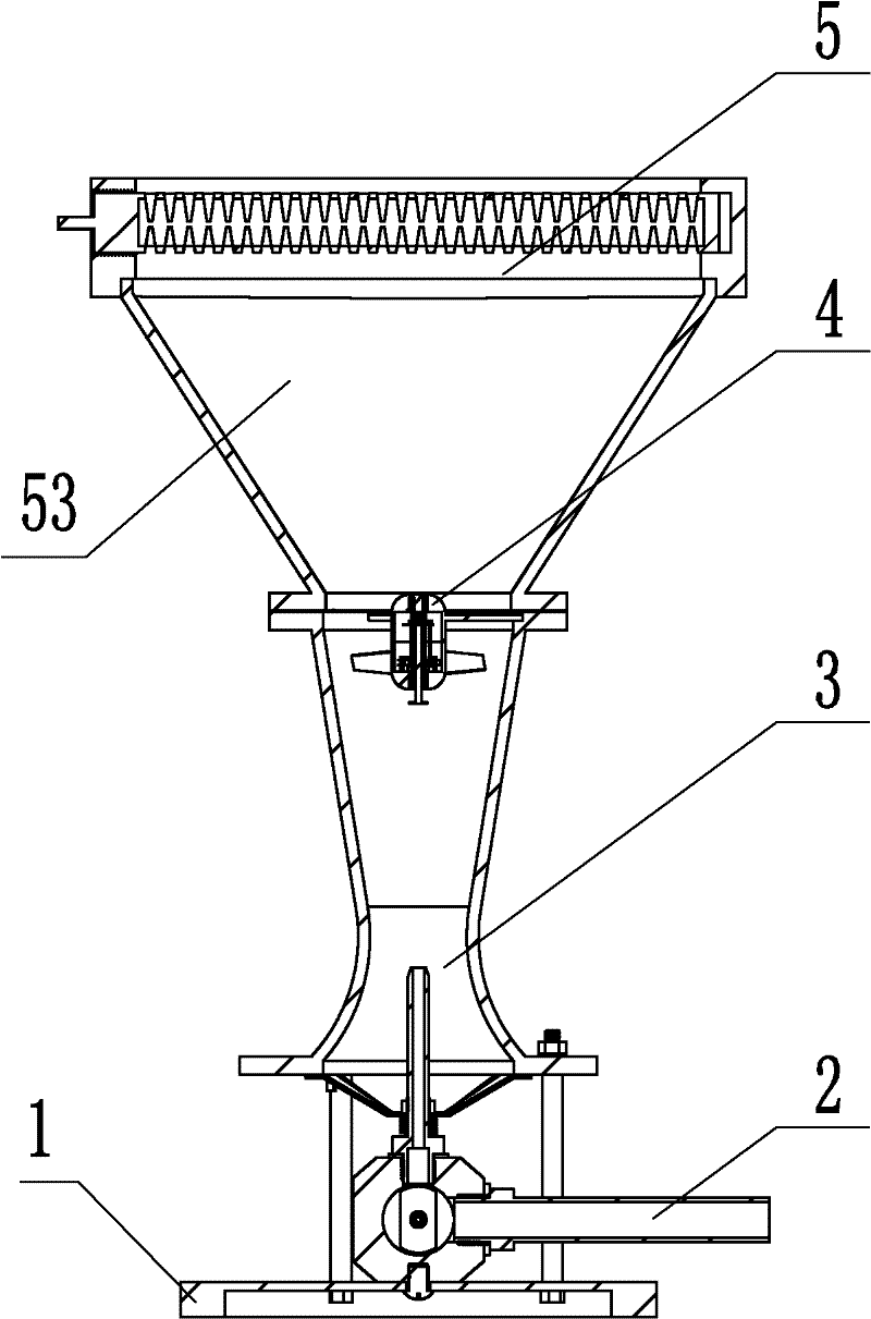 Combustor structure of methane fan heater