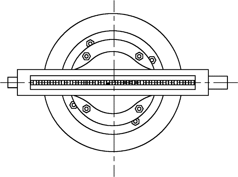 Combustor structure of methane fan heater