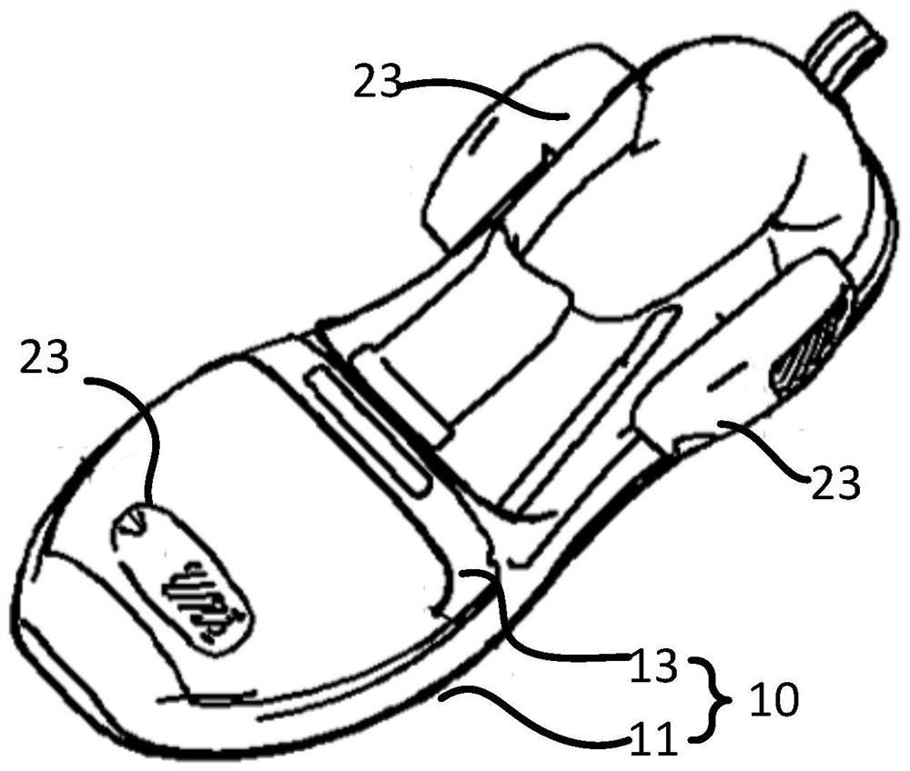 Foot sole wearable device and motion control method