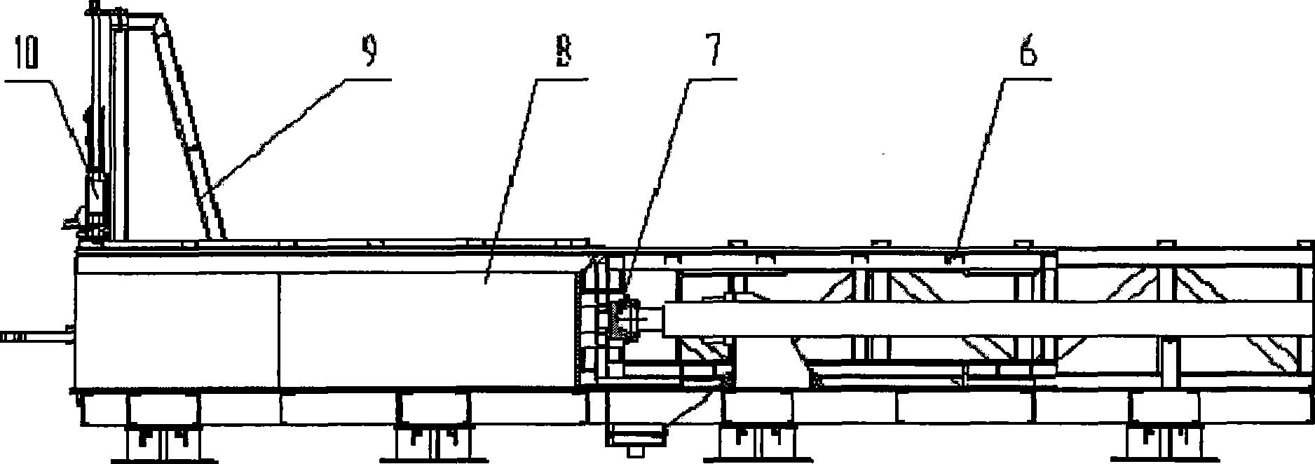 Pre-pressing horizontal refuse compressor