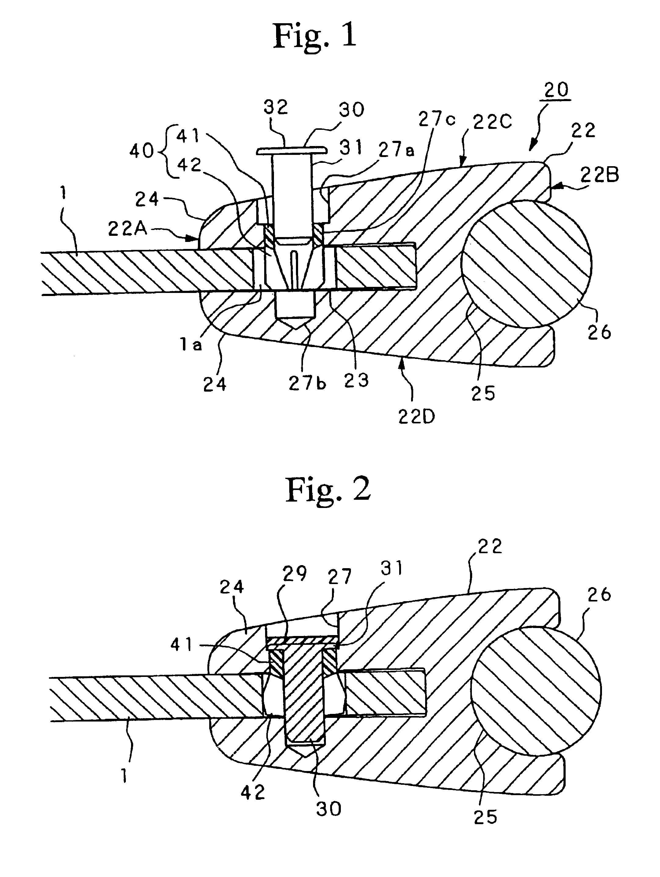 Edge insulating member for electrode plate, method of locking and unlocking the edge insulating member, and edge insulating member installation jig