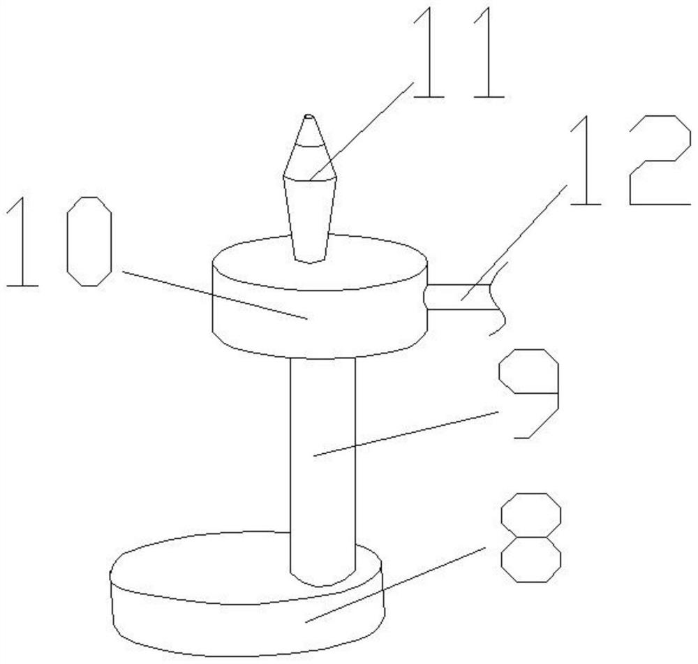 An abrasive waste water treatment device