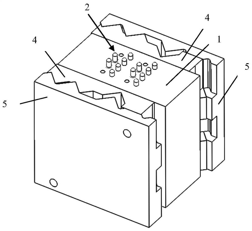 A low energy consumption electromagnetic rod type braille display module