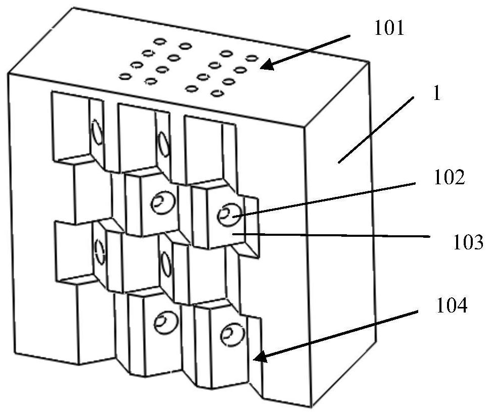 A low energy consumption electromagnetic rod type braille display module