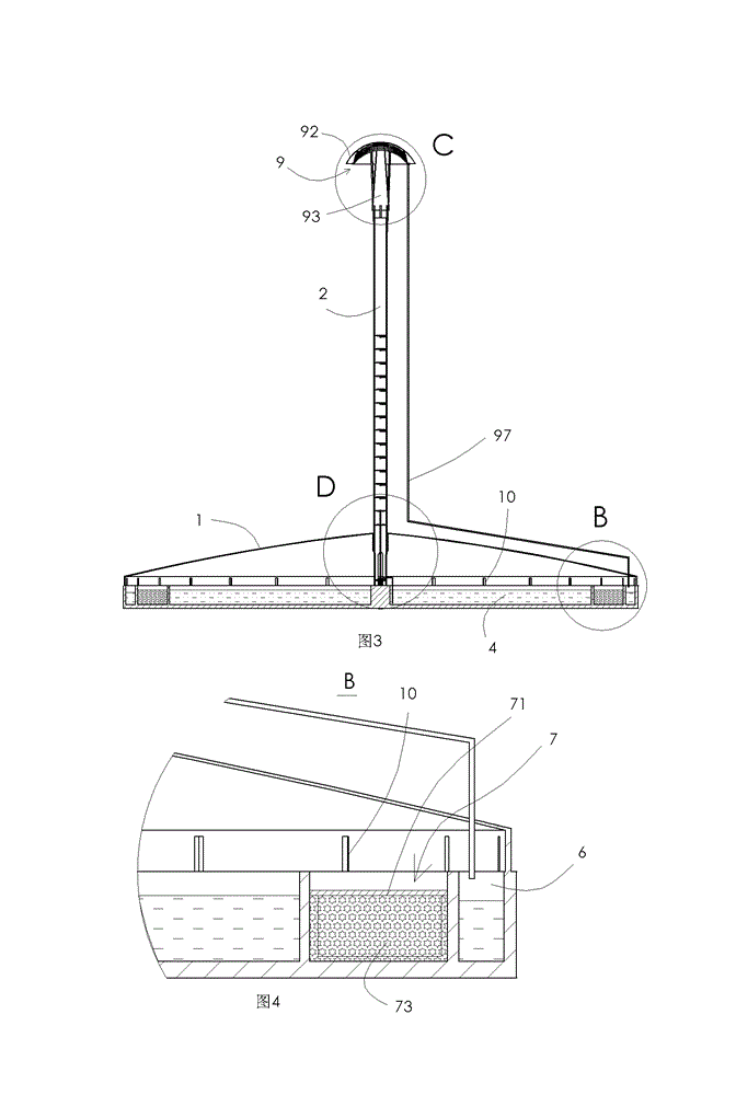 Method for preparing salt by atomizing seawater with natural energy source and collecting distilled water