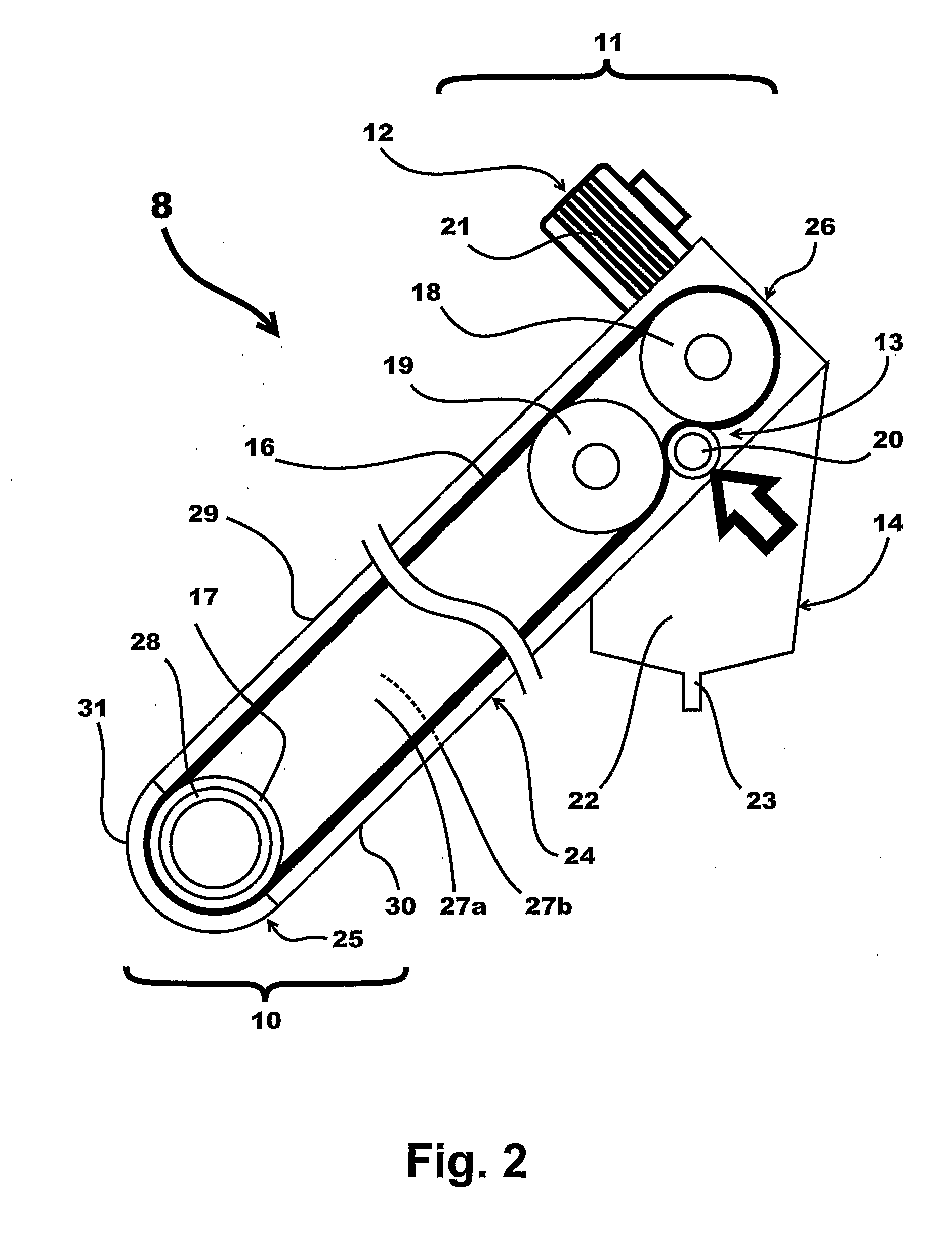 Ship with a contaminant separation device