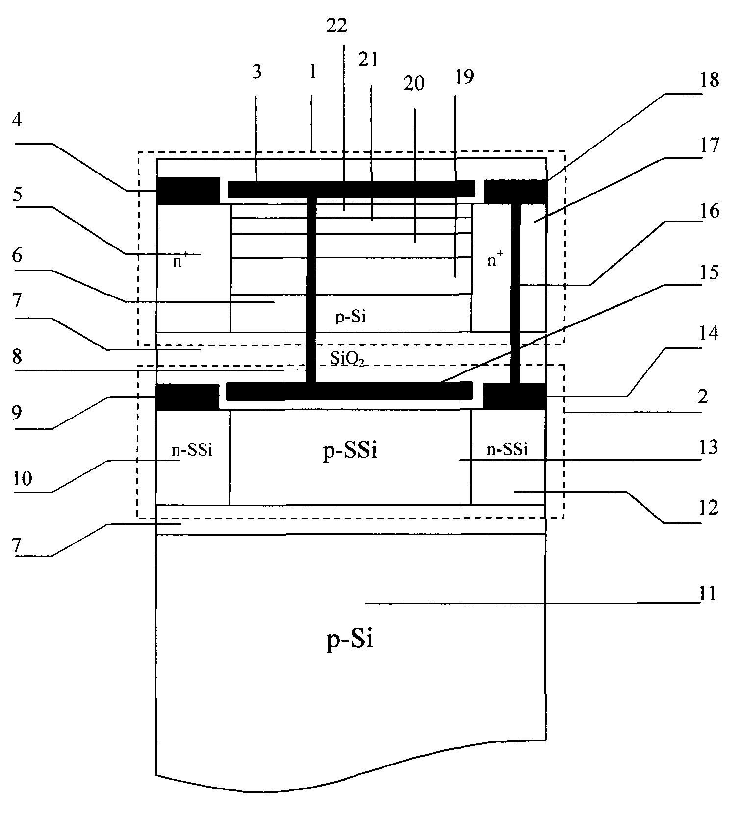 Three-dimensional quantum well NMOS integrated component and preparation method thereof