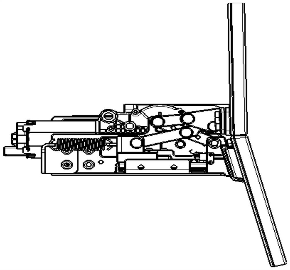 Electric folding and unfolding device based on plurality of connecting rods