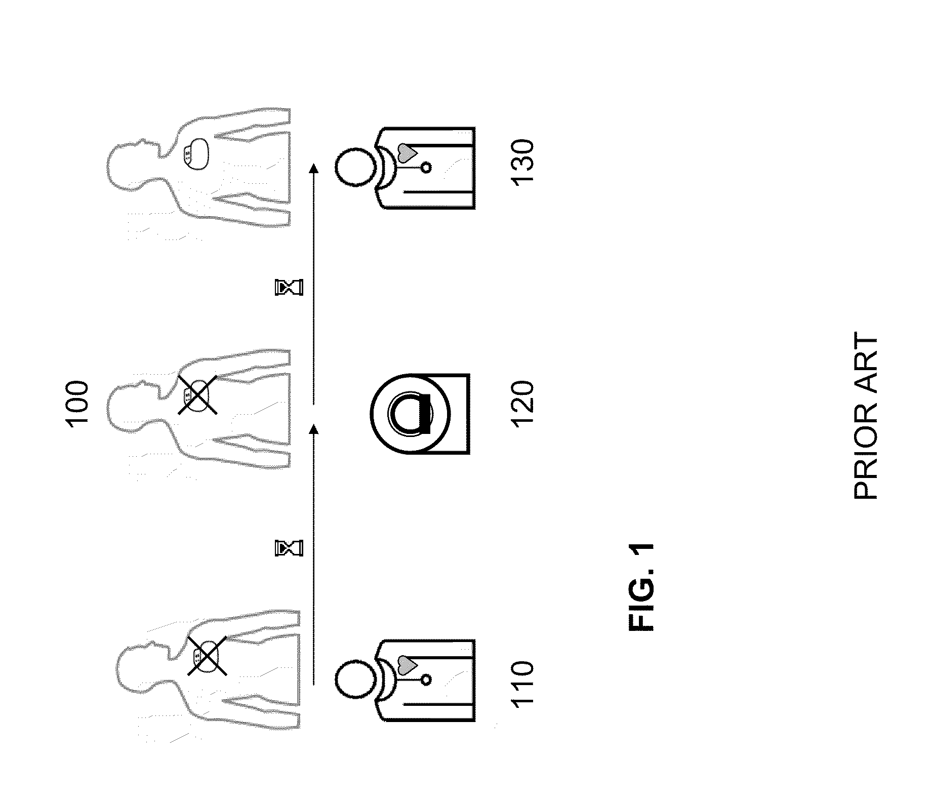 Switched protective device against electromagnetic interference