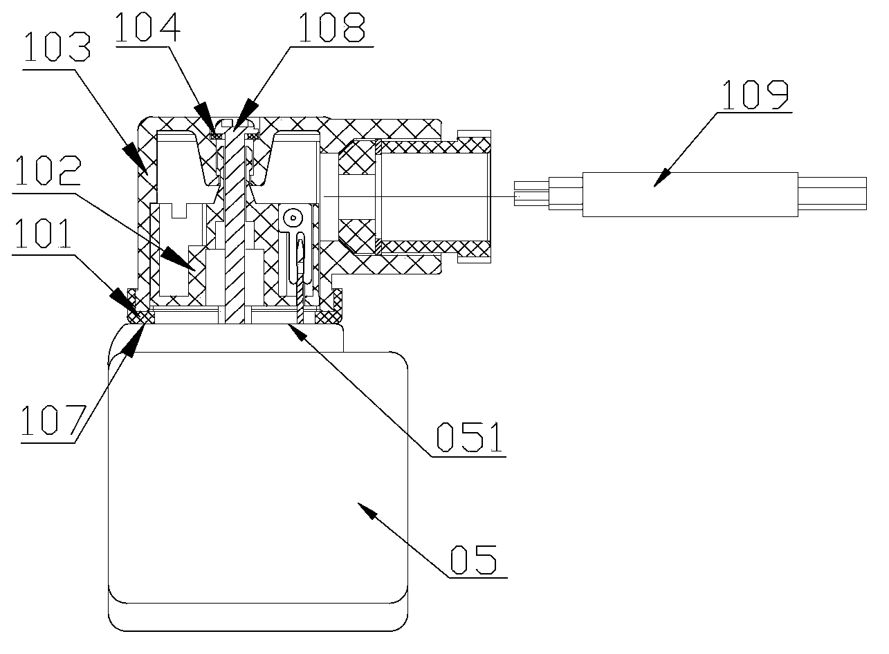Electromagnetic valve and connector thereof