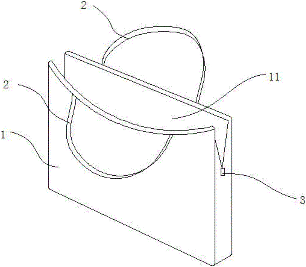 Laptop bag with heat radiation function