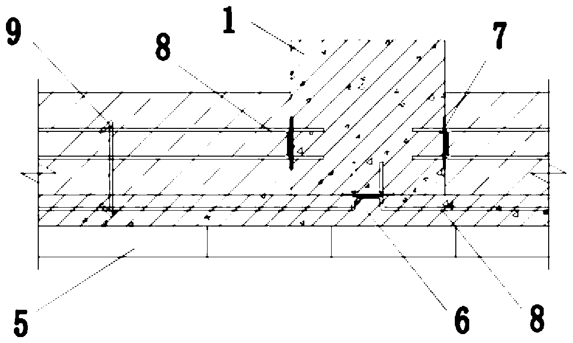 Construction method of wire seam wall for pseudo-classic architecture
