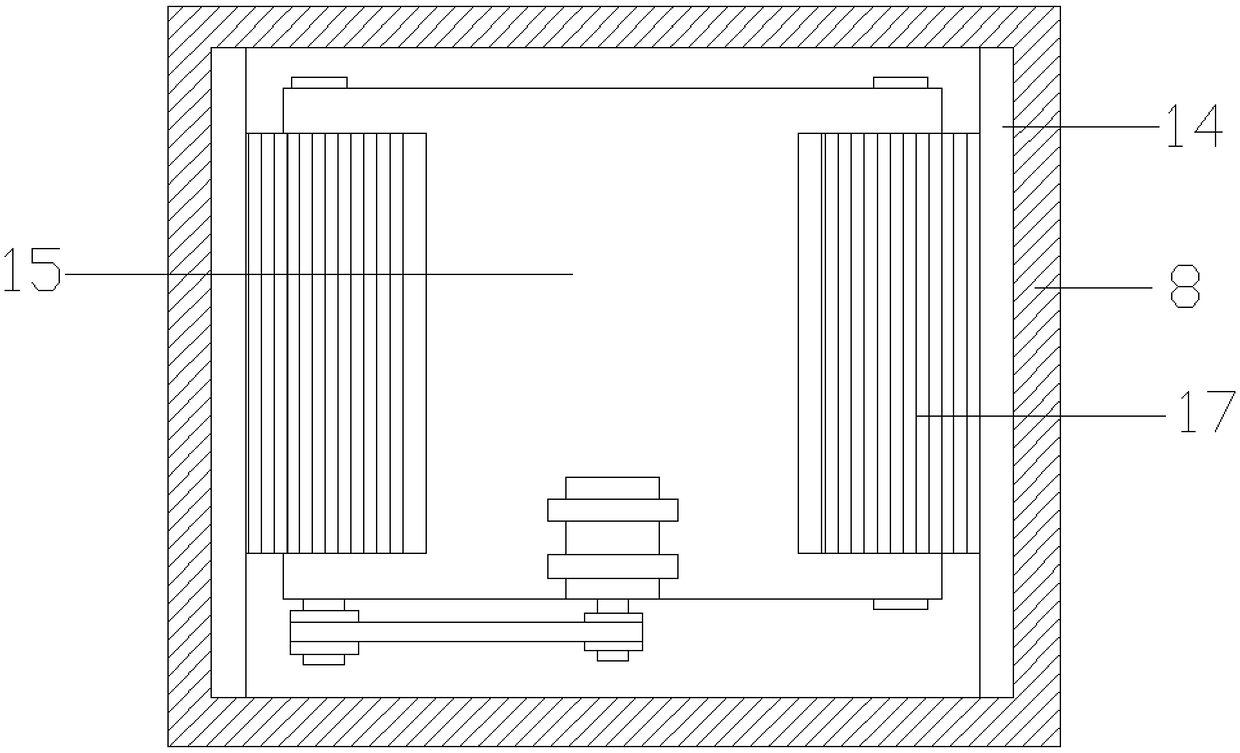 Wire insulating paint efficient-clearing device