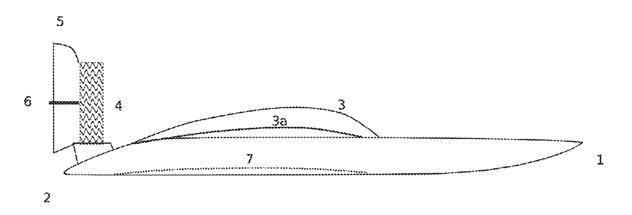 High speed triangular shaped hydroplaning monohull craft with aircraft-like control surfaces having surface adhesion hull characteristics