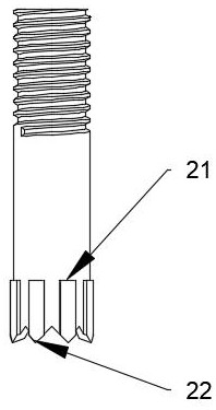 Pressing head for fabricated wall surface