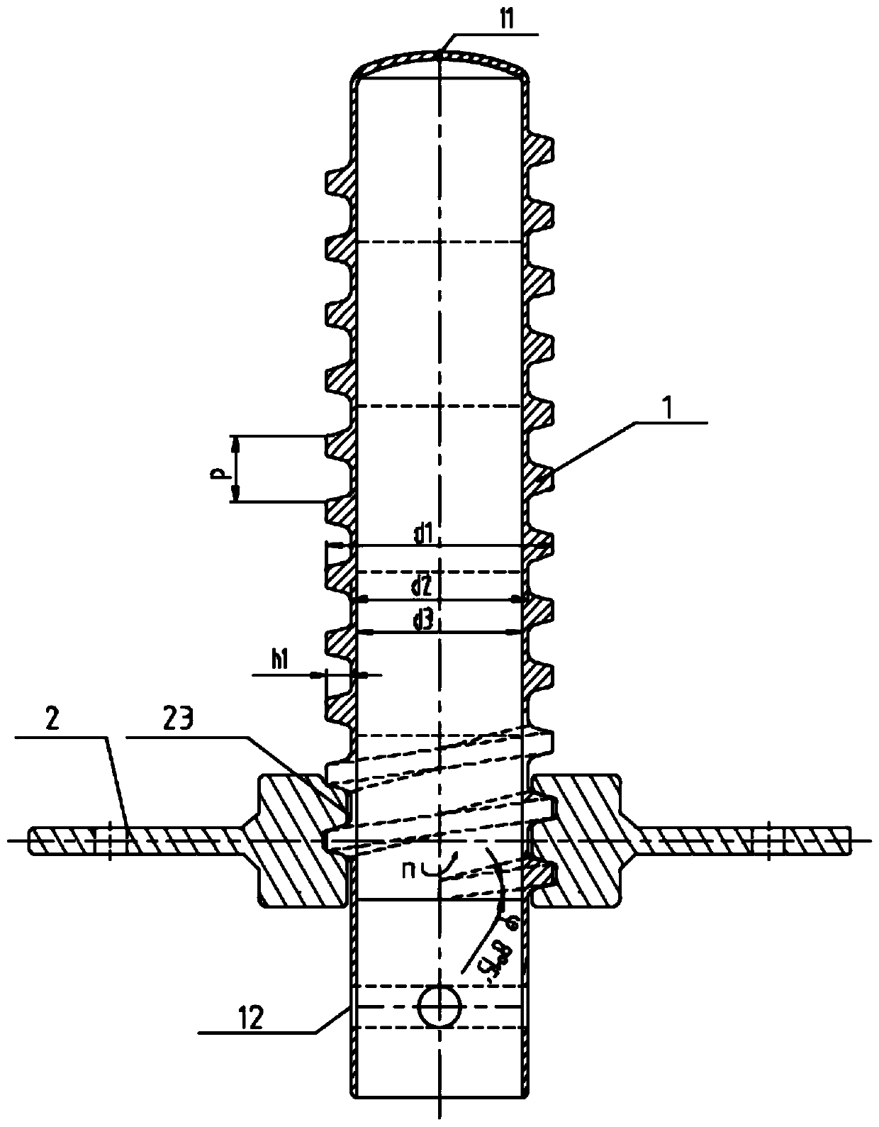 Construction method of equipment foundation anchor bolt preformed hole and application structure of equipment foundation anchor bolt preformed hole