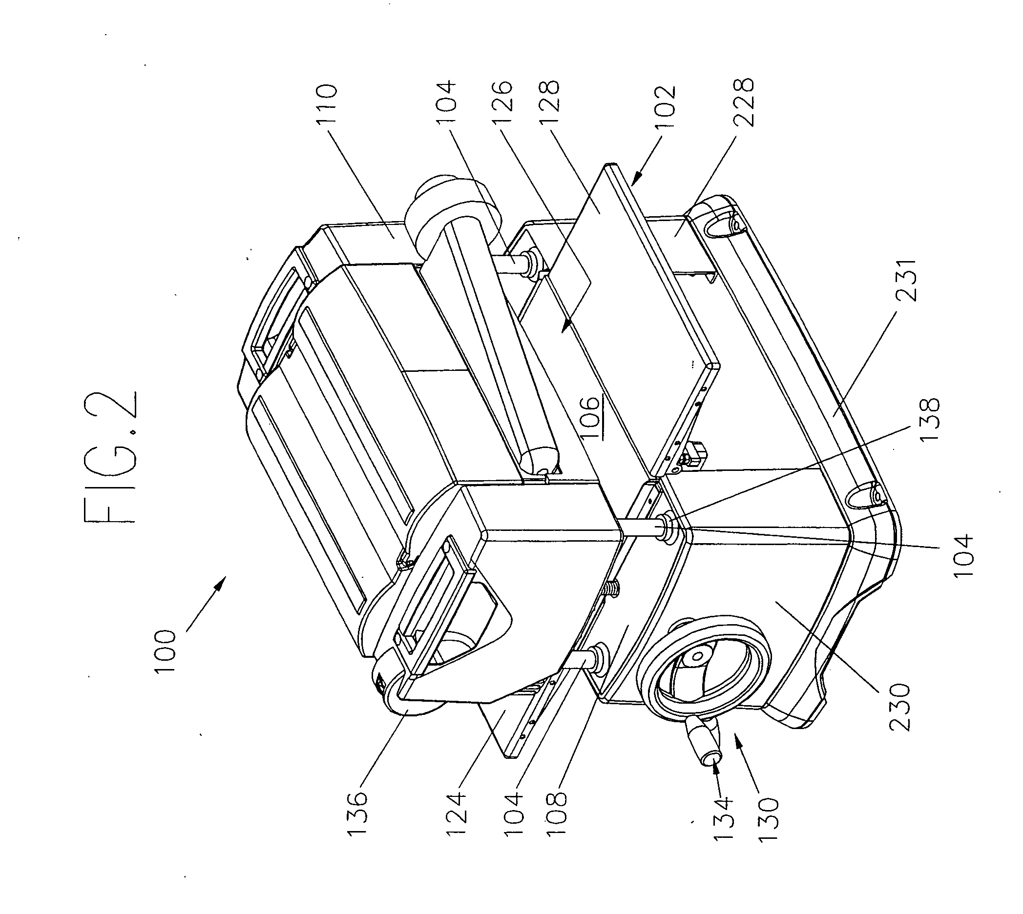 Planer with carriage locking mechanism