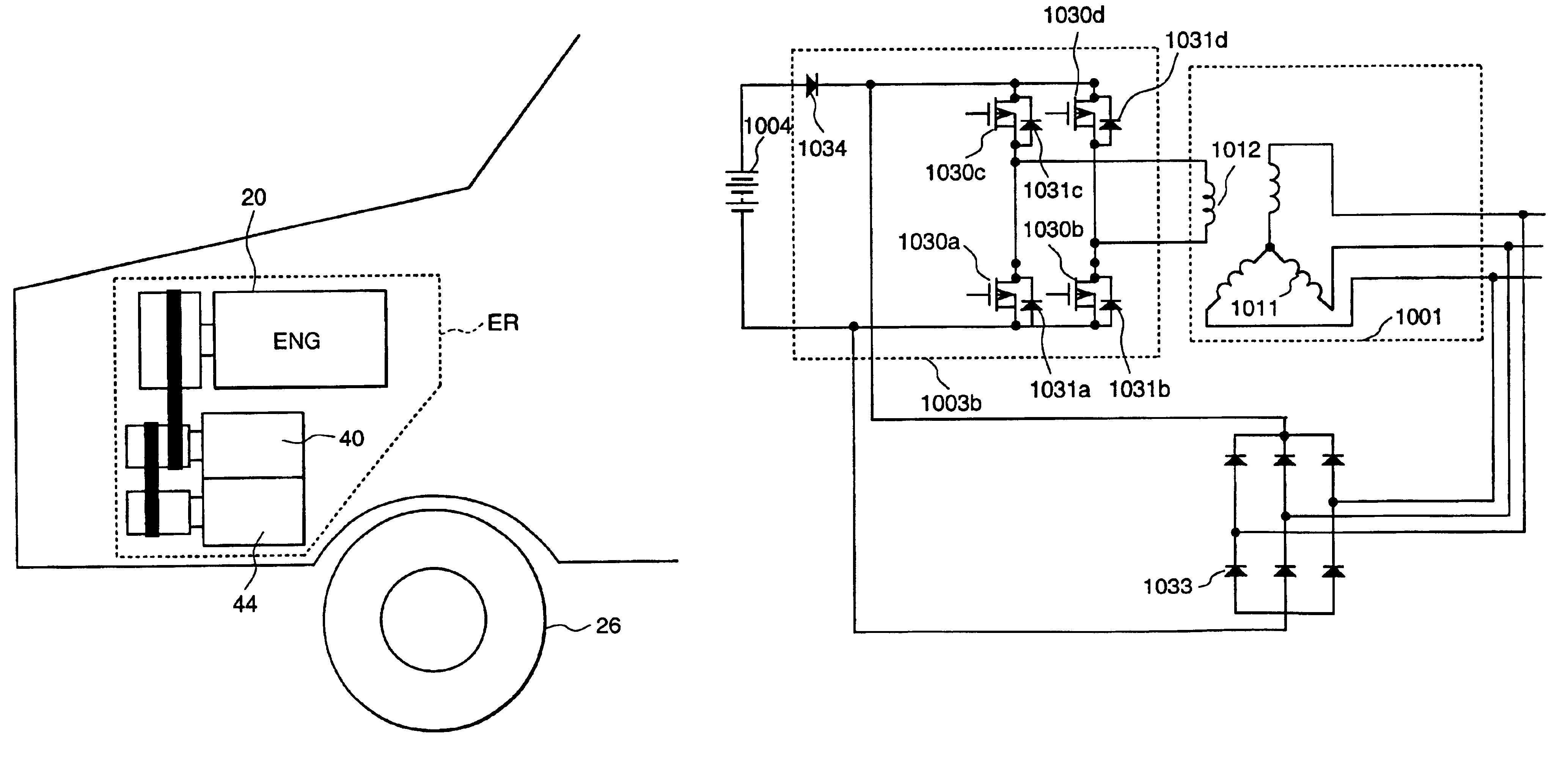 Electric generating system for automobiles and its control method