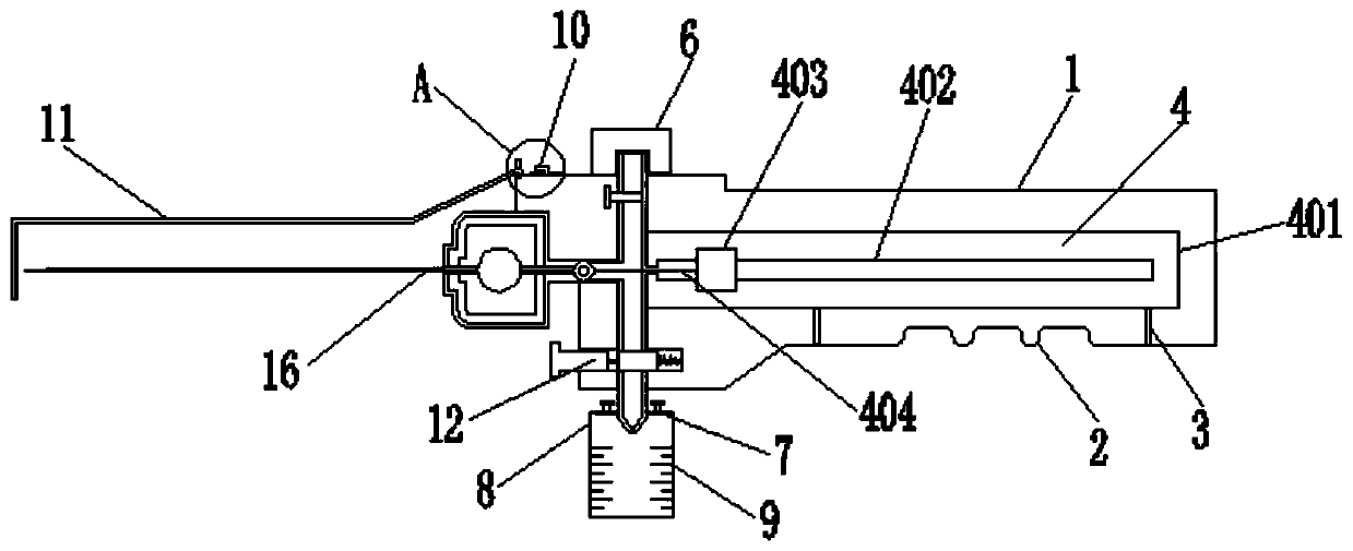 Integrated safe lumbar puncture device