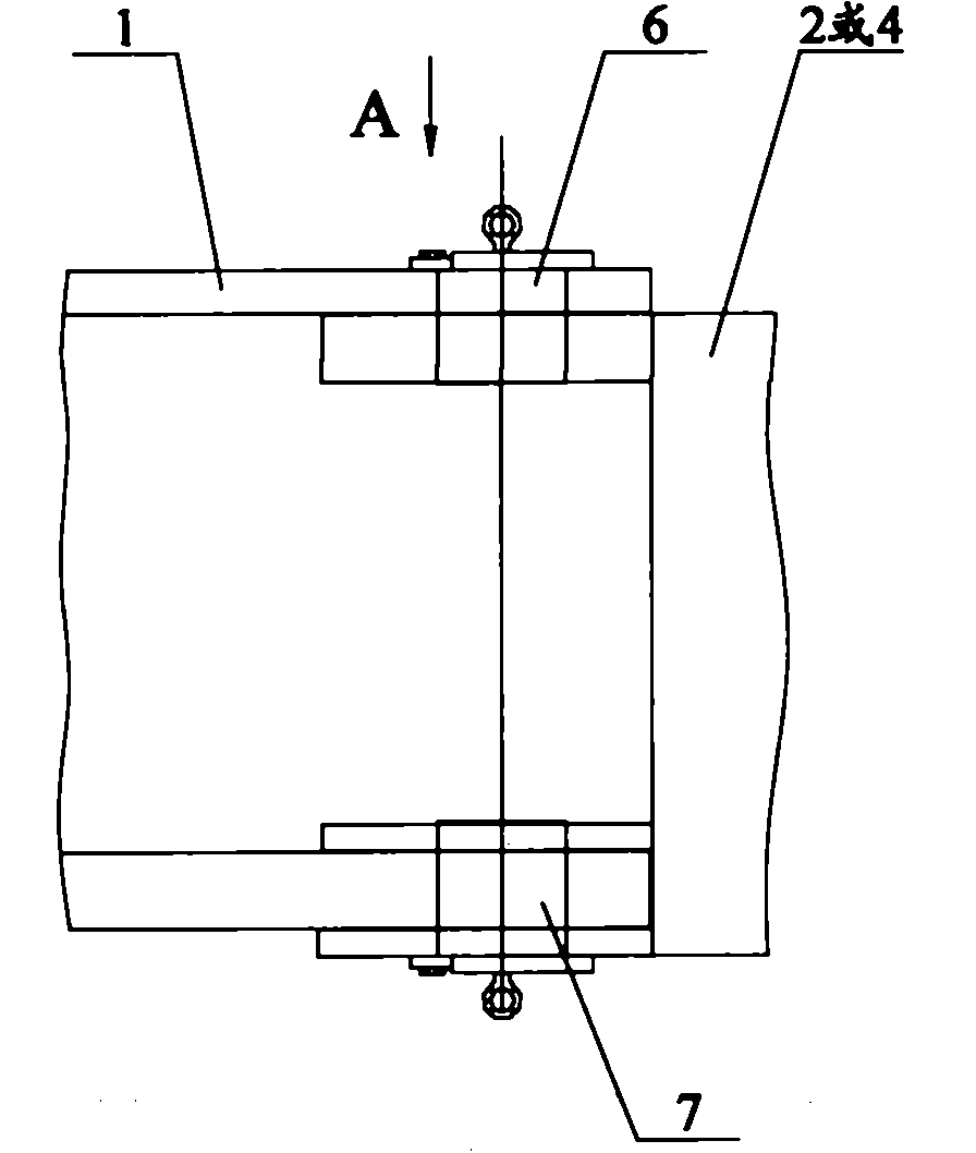 Wheel type engineering machinery and device for dismounting and mounting outrigger hinge pins thereof