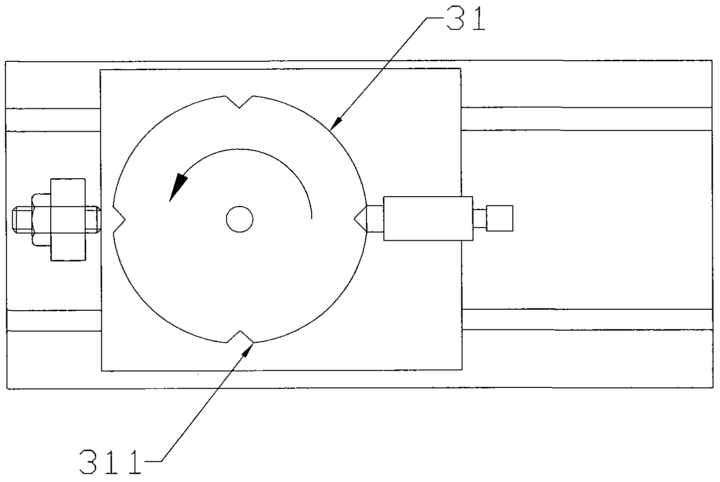 Batch machining device and machining technology for multiple holes uniformly formed in circumferences
