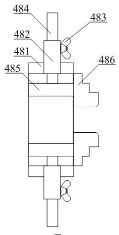 Multifunctional processing device for precision metal structural parts