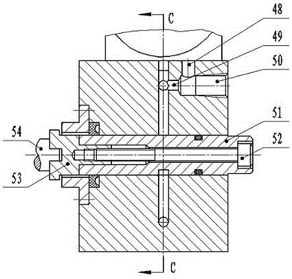 On-line following diameter measuring method and device in following grinding
