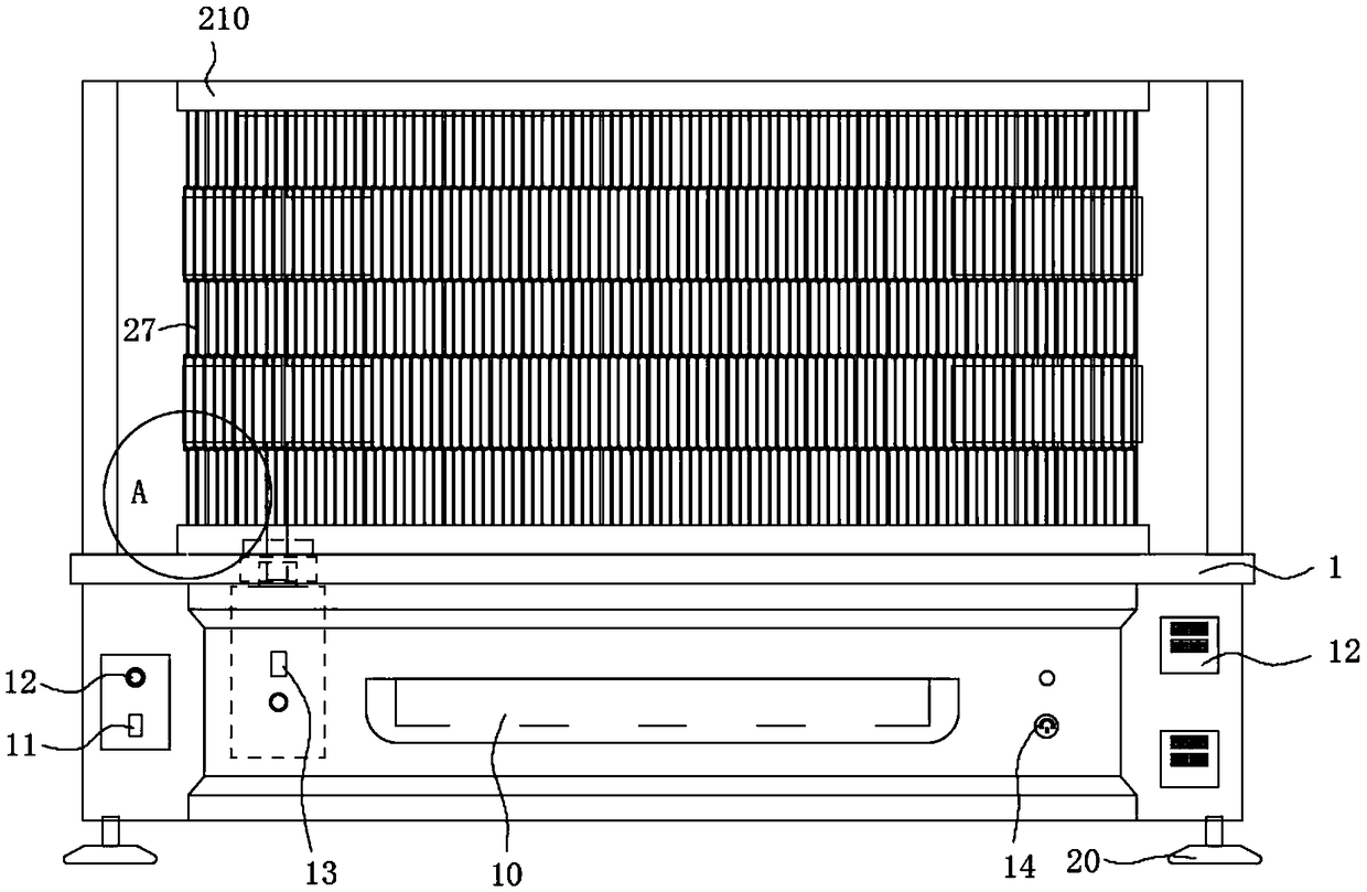 Chain type double-sided heating grill machine and working method thereof