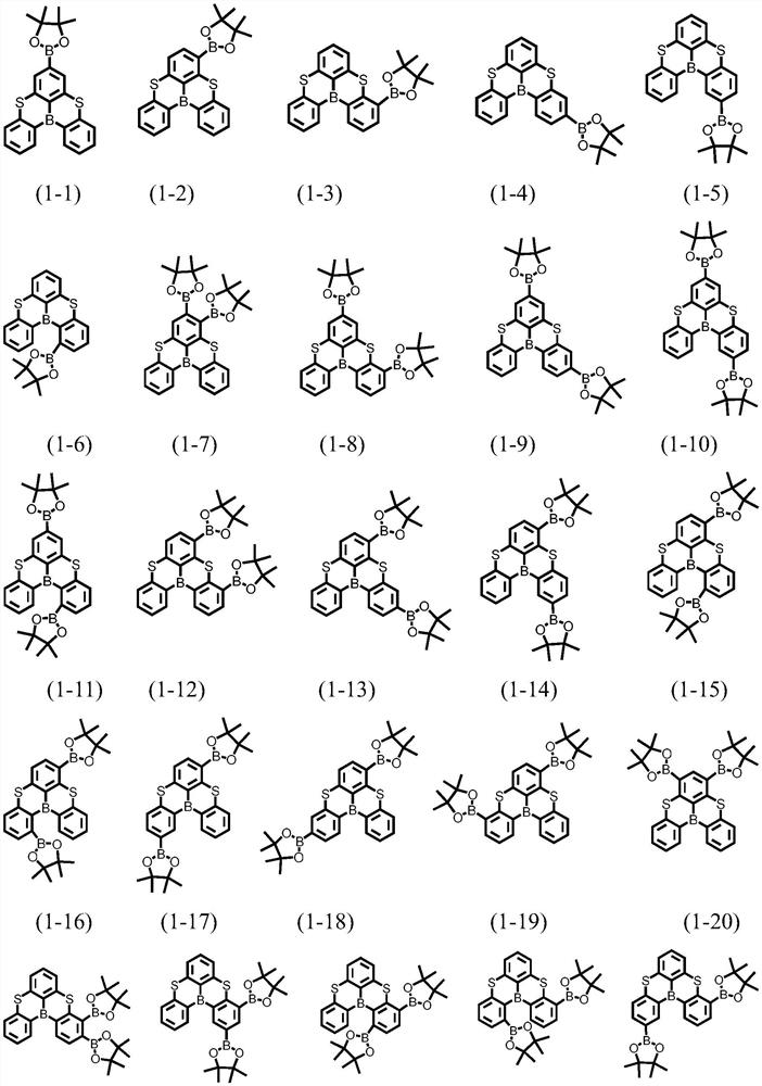 A kind of condensed ring compound containing boron atom and sulfur atom and its preparation method and application