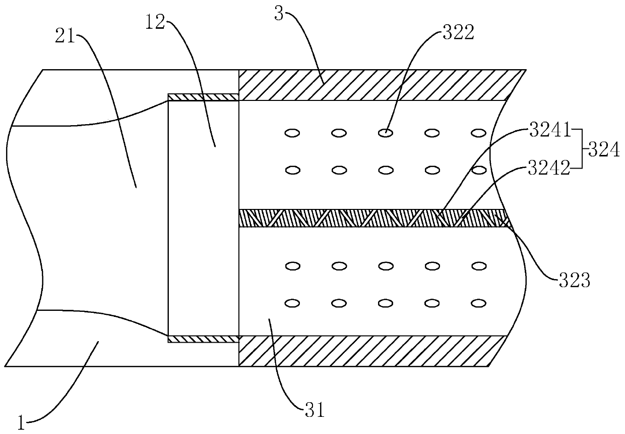 Energy dissipation structure for water conservancy and hydropower engineering