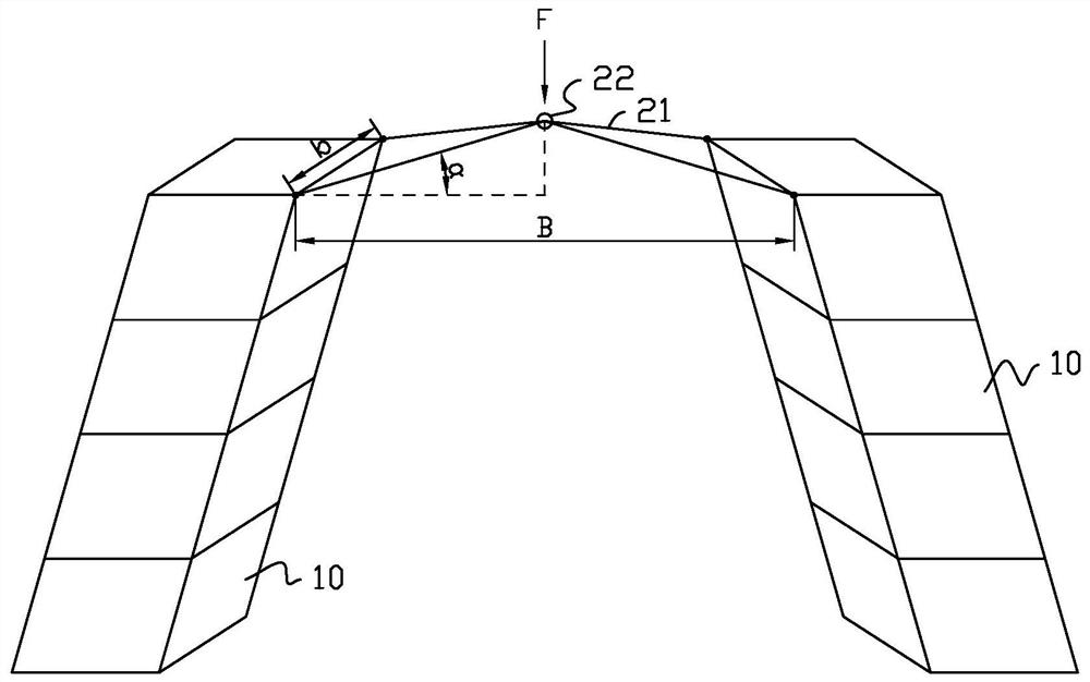 Construction method of temporary single diagonal bracing bridge tower