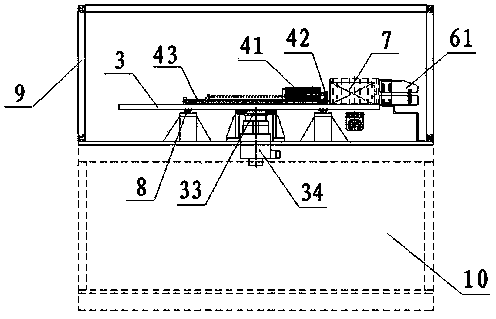 Rotating disc type automatic bagging machine and bagging method