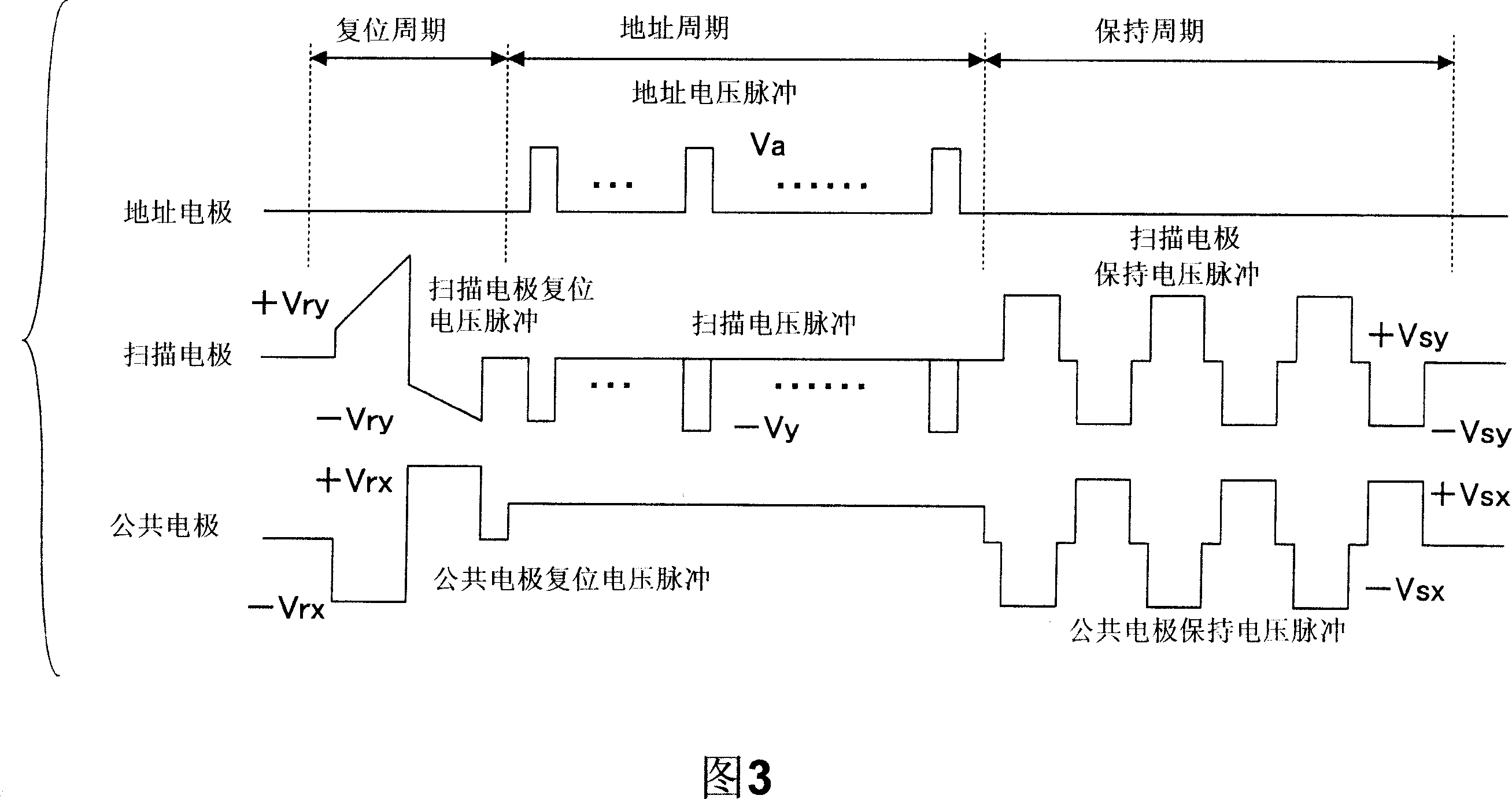 Plasma display panel with simultaneous address drive operation and sustain drive operation