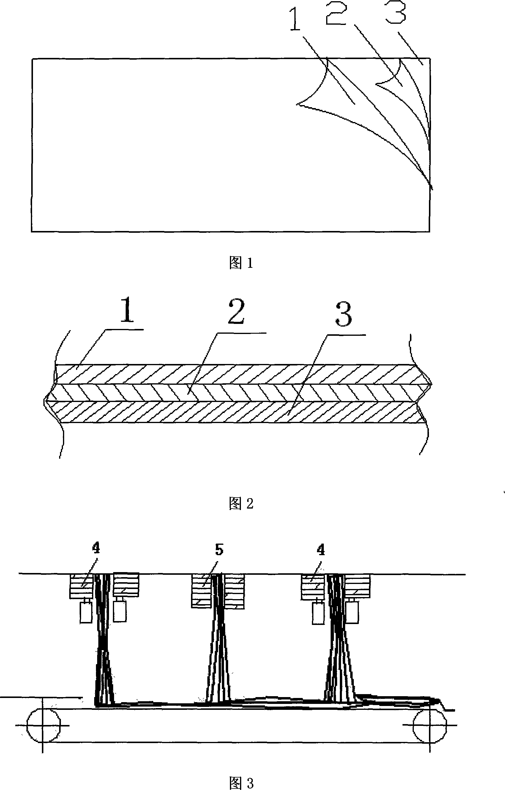 SMS many component compound packing material and producing method with same