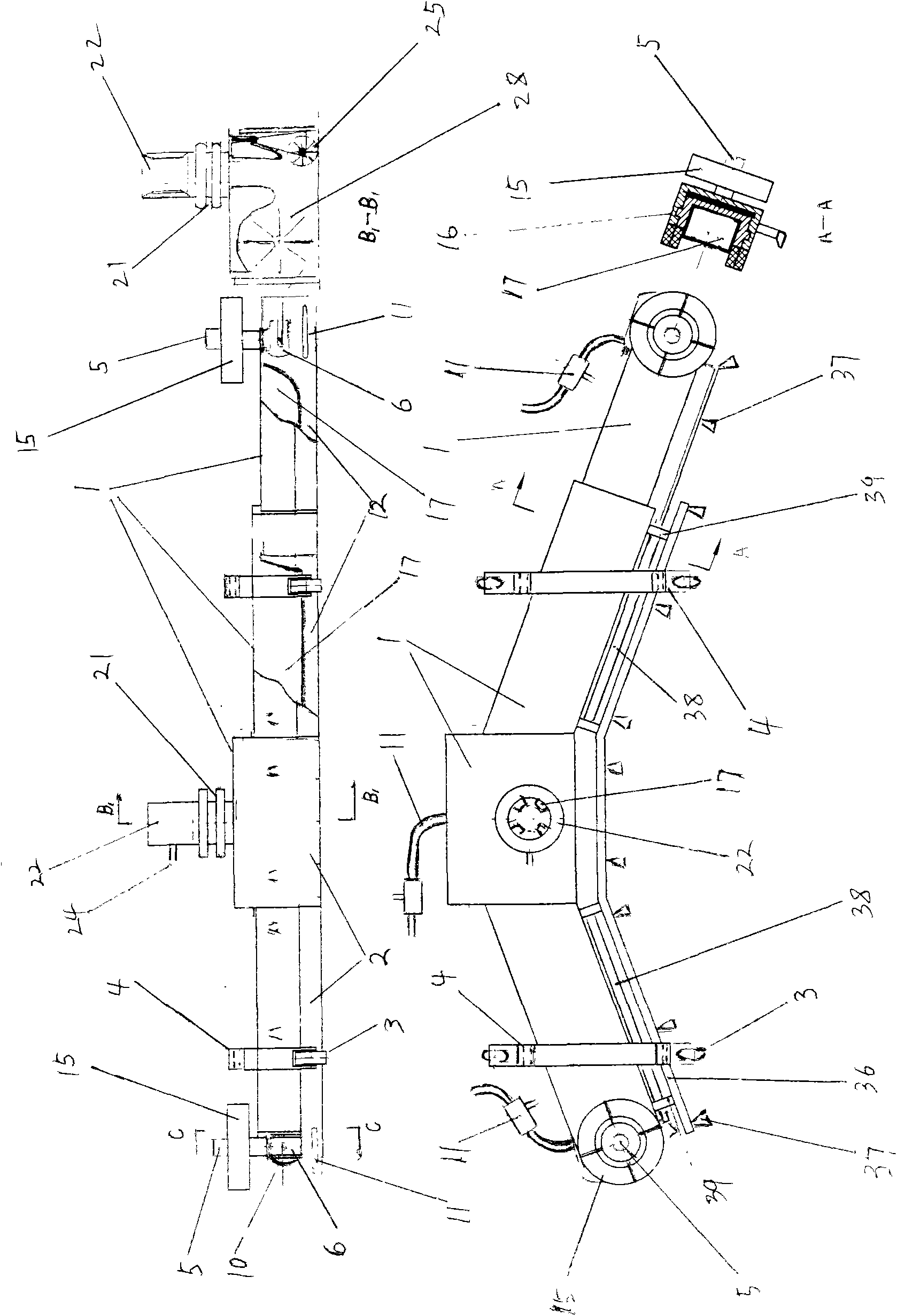 Suction nozzle with soft cavity throttling bodies inside