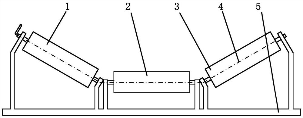 A belt conveyor intelligent idler group with self-inspection function