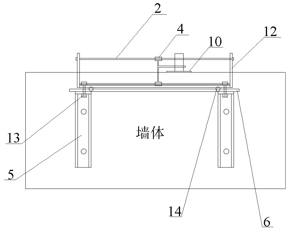 A precision cutting device and cutting method for construction joints of fair-faced concrete walls