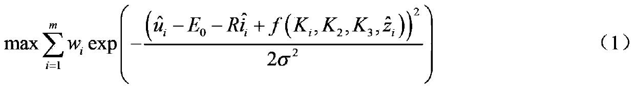 Key parameter robust identification method in lead acid battery model empirical formula