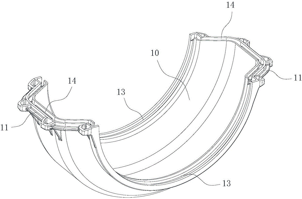 Variable-diameter half joint