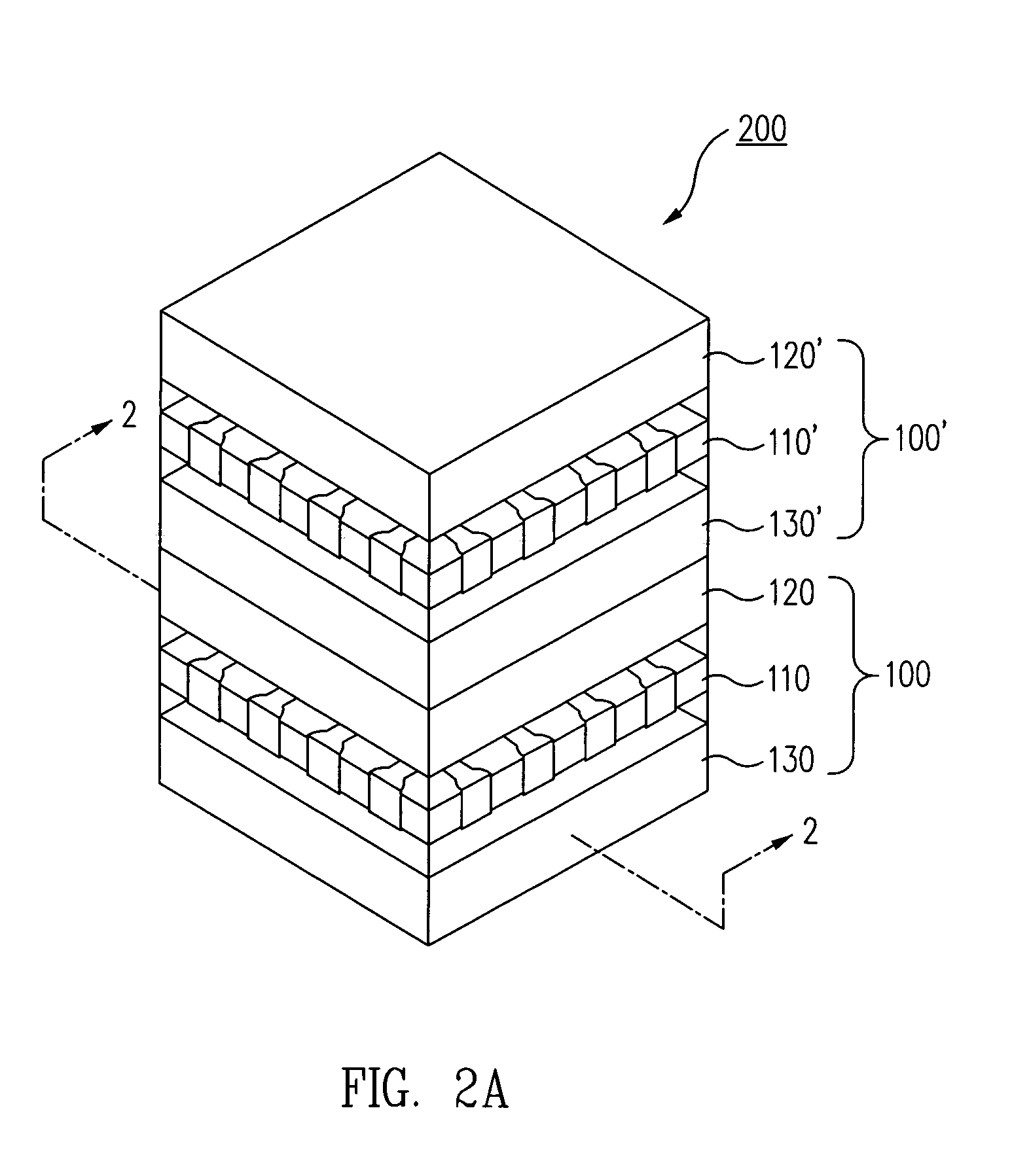 Wafer level stacked package