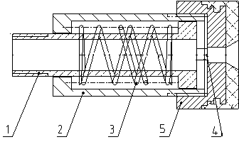 Blocking cleaning device for engine cylinder cover inner chamber