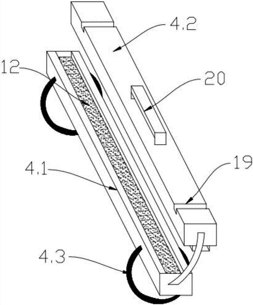 Clothes fabric scribing device