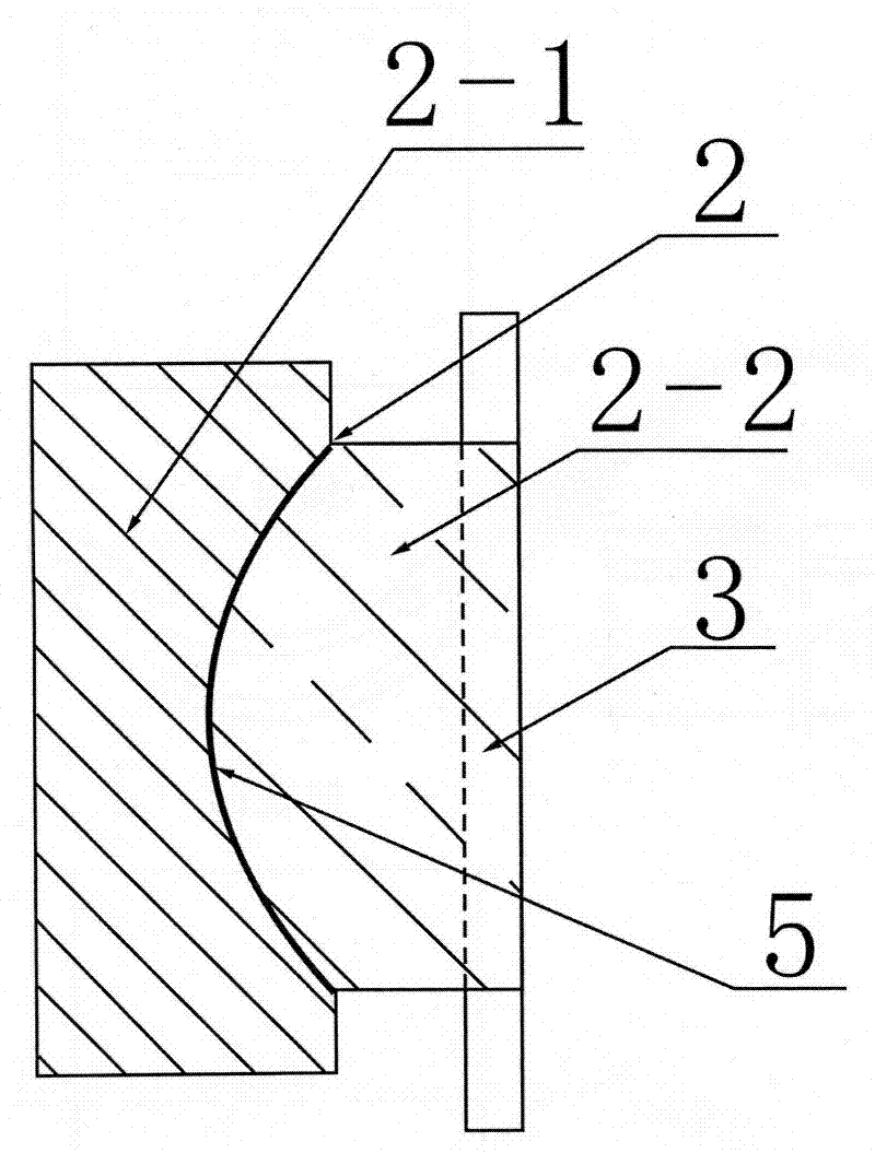 Fluorescence lens, manufacturing method thereof and white-light lighting lamp manufactured by using fluorescence lens