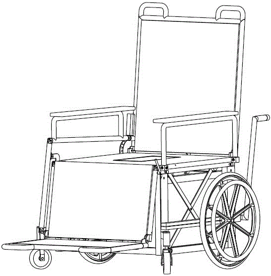 Multifunctional wheelchair capable of being separated into lifting type/pushing type stretcher