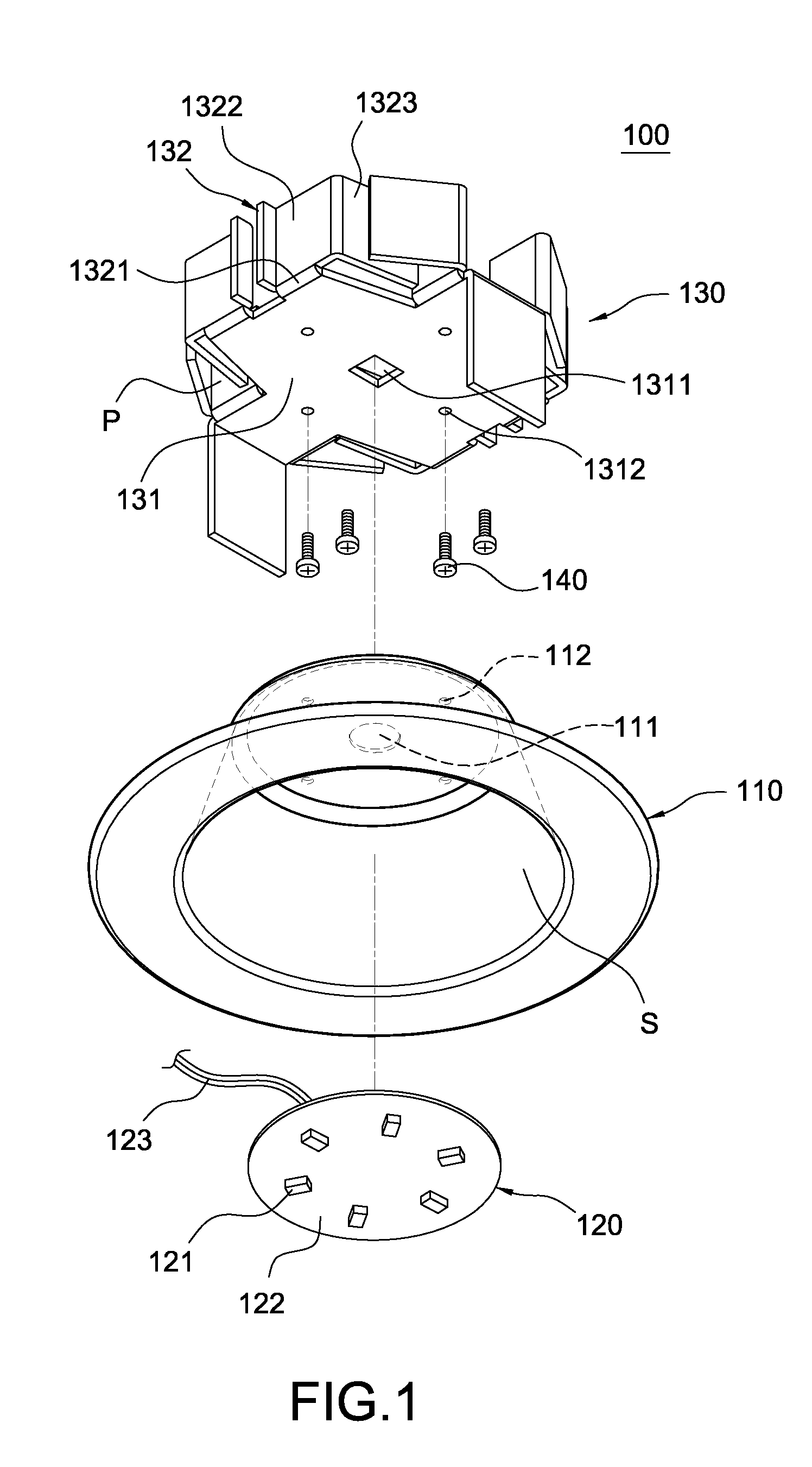 Heat-dissipating module and lamp having the same