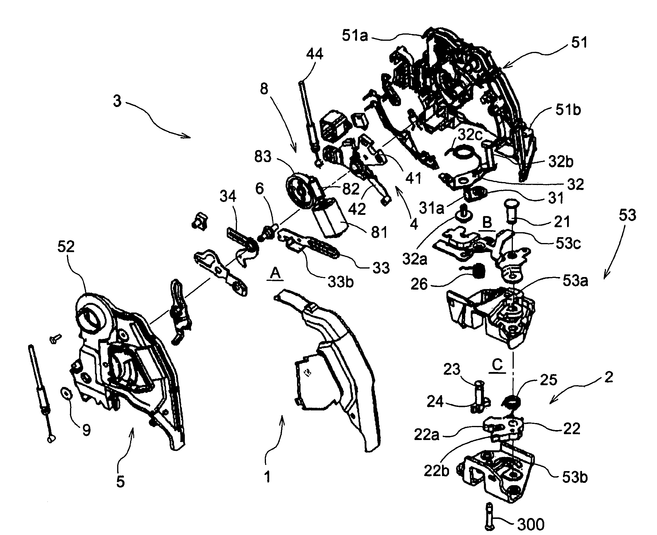 Door lock apparatus for a vehicle