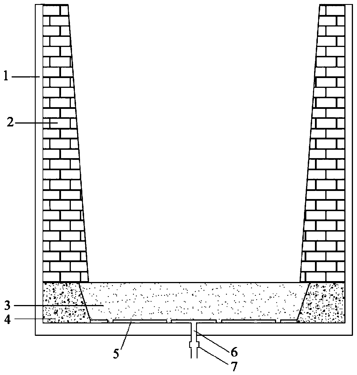 A device and method for refining molten steel by full bottom blowing ladle